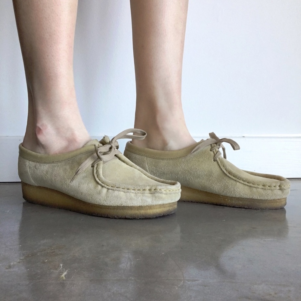 Women’s Clarks Suede Wallabees